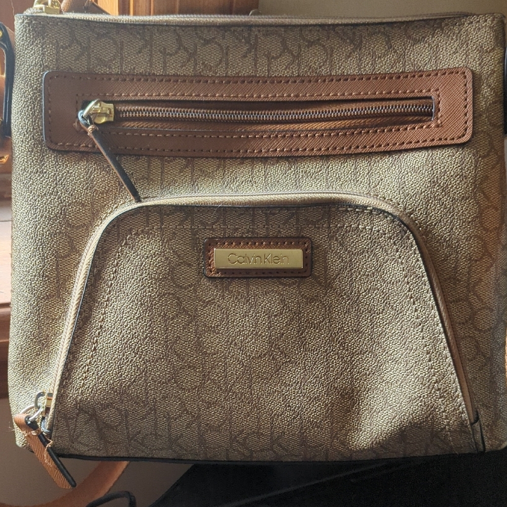 Calvin Klein Tan Crossbody Bag